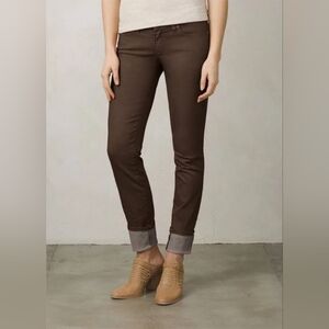 Prana Women's Kara Jean in Coffee Bean Size 2
